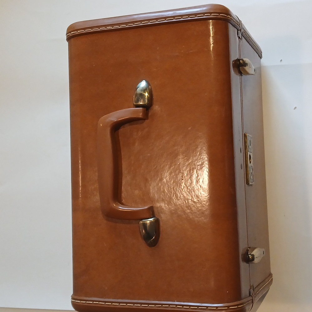 🧳 Vintage Samsonite Streamlite Vanity Travel Case Retro Train Makeup Luggage - Picture 5 of 14